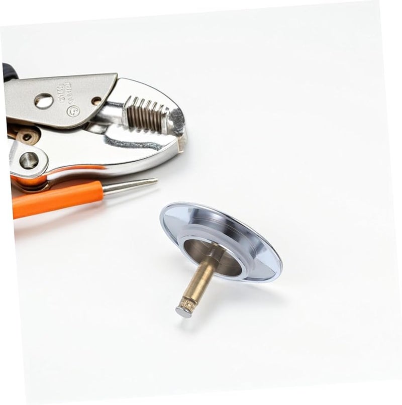 Rotary Bathtub Drain Stopper with Piston Seal for Hair Catcher and Leak Prevention Easy Install - Image 5